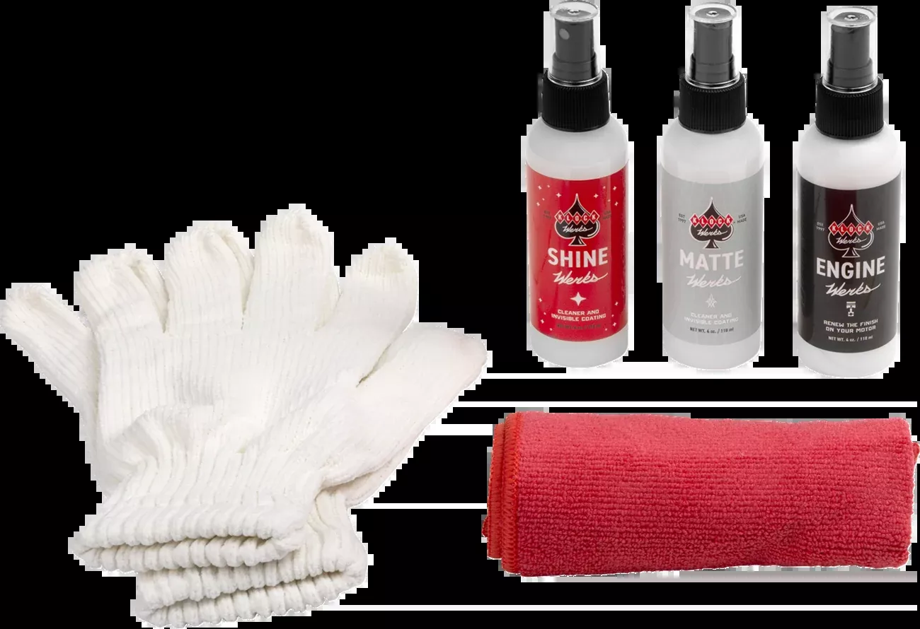 Klock Werks Klean Werks Complete Spray Motorcycle Cleaning Kit Harley Davidson