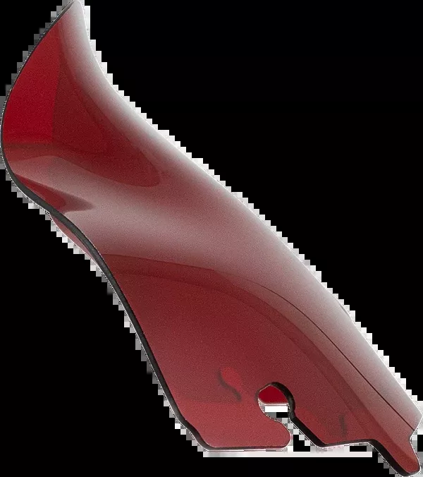 Klock Werks Kolor Flare Windshield – 6-1/2″ – Red – ’14-’25 FLH/FLHT/FLHX
