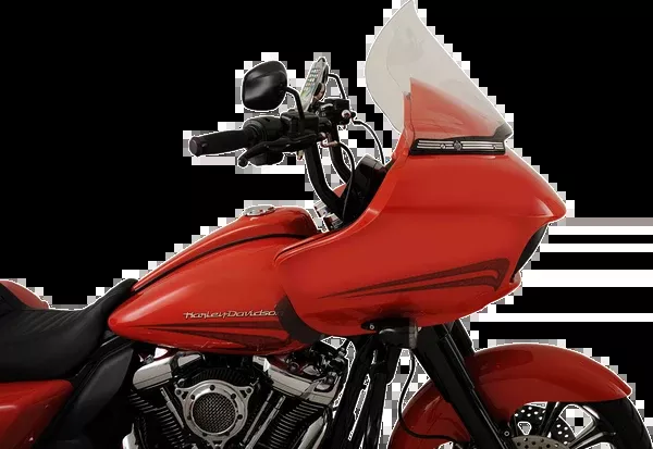 Klock Werks Pro-Touring Flare Windshield – 15″ – Clear – ’15-’25 FLTR
