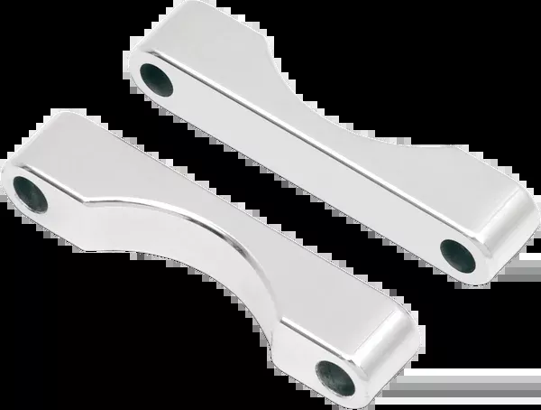 Klock Werks WFB Benchmark Bagger Front Fender Blocks - For All 23"/26" Tire Hugger/Benchmark - Chrome