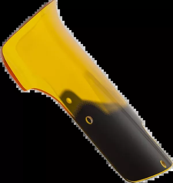 Klock Werks Windshield - 9" - Yellow - Chieftain PowerPlus/Roadmaster PowerPlus