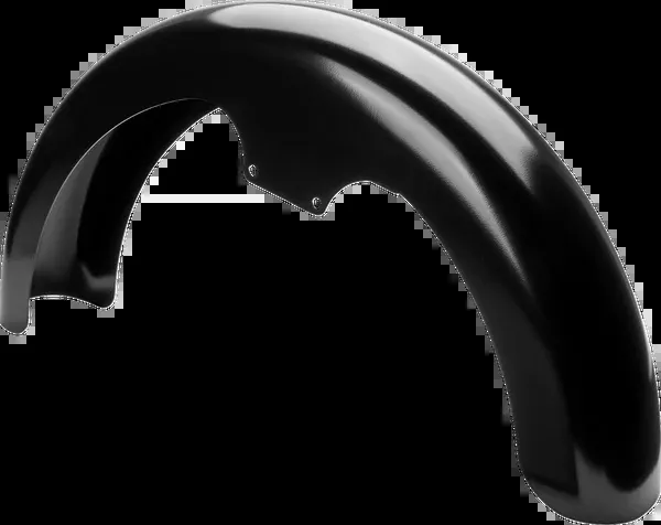 Klock Werks Wrapper Front Fender – Black – 19″ – HD Softail