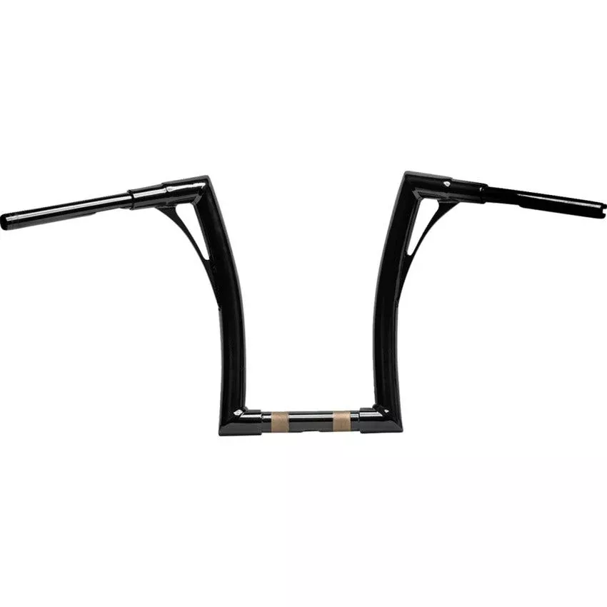Kodlin 1 1/2" Super Fat Flowbar 11" Black Handlebar 4 Harley Softail 18-24