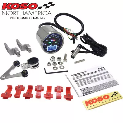 Koso D-64 Multi-Fuction Speedometer