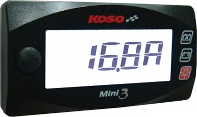 Koso Mini 3 Amp & Volt Meter - BA003190