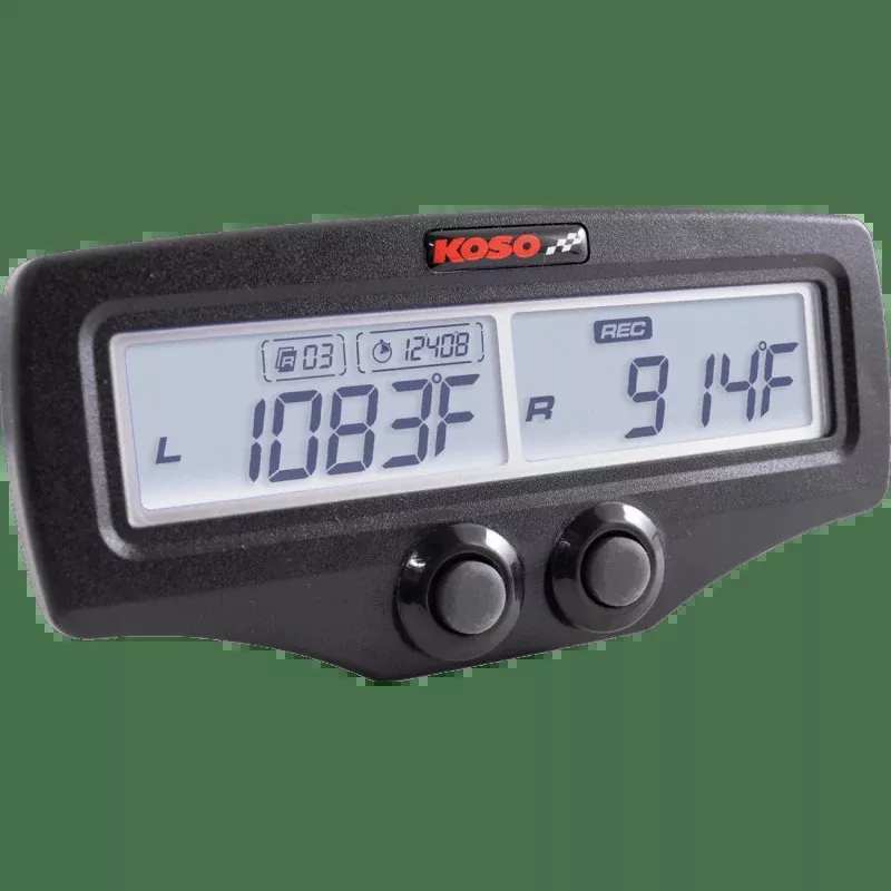 Koso North America Dual Exhaust Gas Temp.Data Logger STD REP.