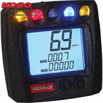 Koso XR-SA Speedometer With Indicator Lights