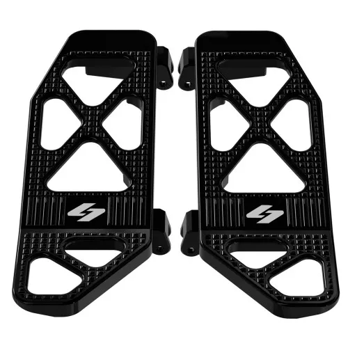 Kraus Max Lean Floorboards for 2006-2023 Harley Touring - Black