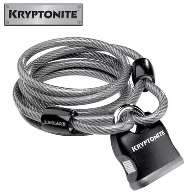 Kryptonite Kryptoflex 818 Looped Cable & Key Padlock