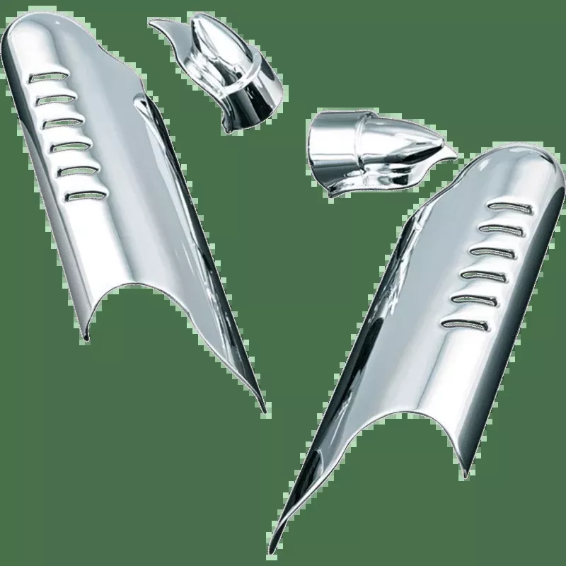 Kuryakyn 00-13 Flht Lower Leg Deflec Shields PN 7768