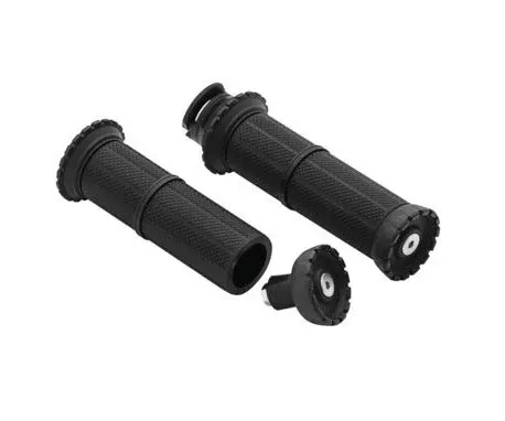Kuryakyn 3589 Black Riot Cast Aluminum Handlebar Grips 15-19 Indian Scout