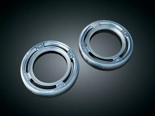 Kuryakyn Chrome Rear Speaker Accents for 1999-2013 Harley Touring