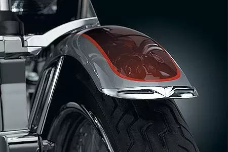 Kuryakyn Fender Tips for Fat Boy '90-11 Front Fenders (Leading Edge)