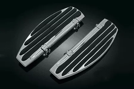 Kuryakyn ISO-Board Driver Floorboards for '83-11 Electra Glides, Road Kings, Road Glides Street GlidesTour Glides, Trikes, & all '86-'11 FLST Models, '12 Dyna Switchback