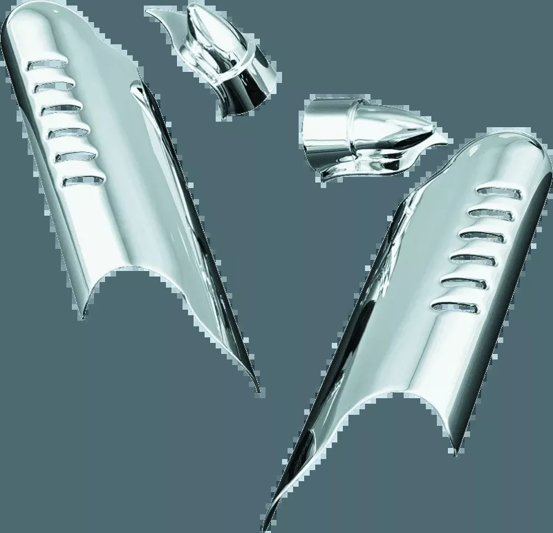 Kuryakyn Lower Leg Deflectors for ’00-13 Harley Davidson Touring Models