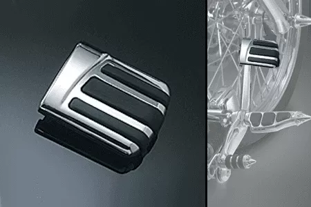Kuryakyn PilotBrake Pedal Pad for FXDWG Wide Glide '93-08 &Fat Bobs w/ Forward Controls