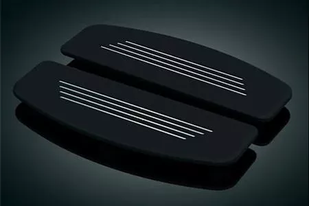 Kuryakyn Premium Inserts for FL & FLST Models w/ Traditional D-Shaped Passenger Boards -Pair
