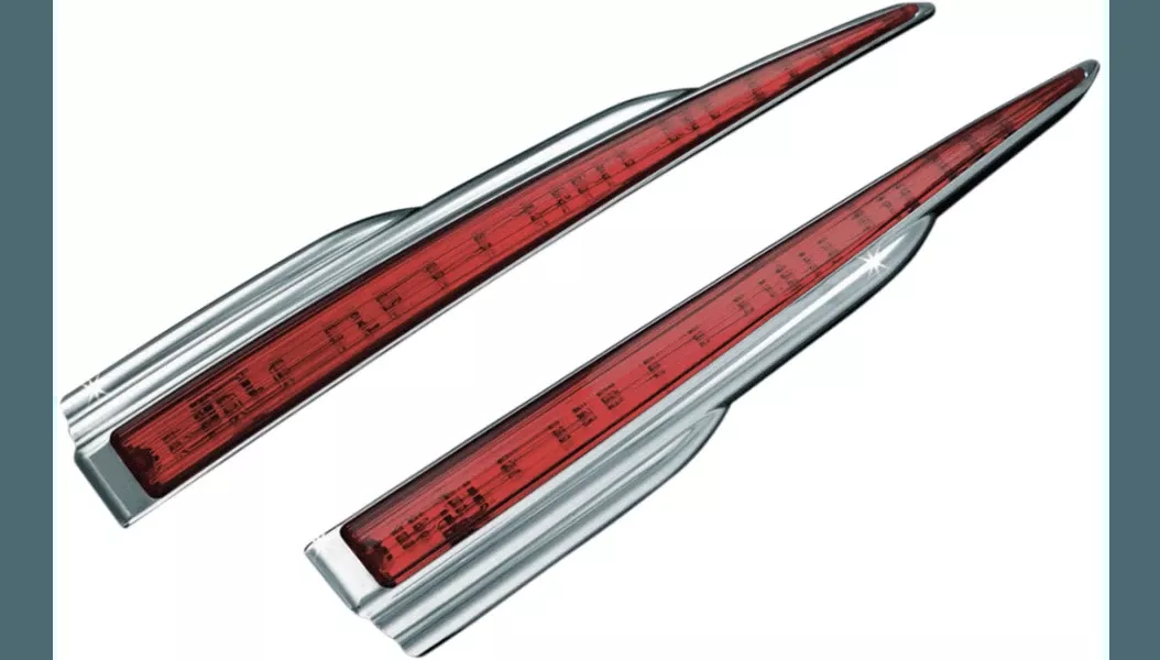 Kuryakyn Rear Light Bars for '09-25 Harley Davidson Tri Glide Ultra Classic FLHTCUTG & ’10-’11 FLHXXX Street Glide Trike