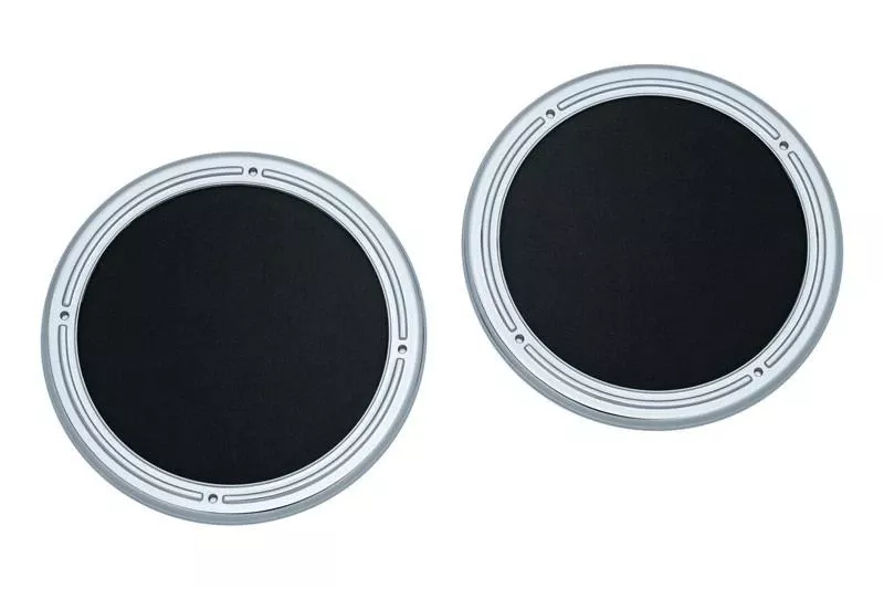 Kuryakyn Rear Speaker Accents for '14-21 Harley Davidson Touring - Chrome