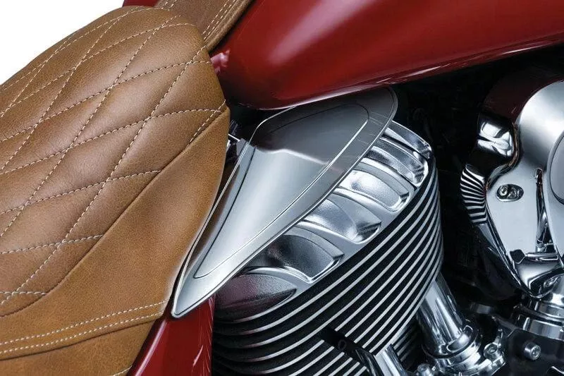 Kuryakyn Saddle Shield Heat Deflectors for 2014-Up Indian Chief, Dark Horse, Classic, Vintage, Chieftain & Roadaster Models (Except Scout)