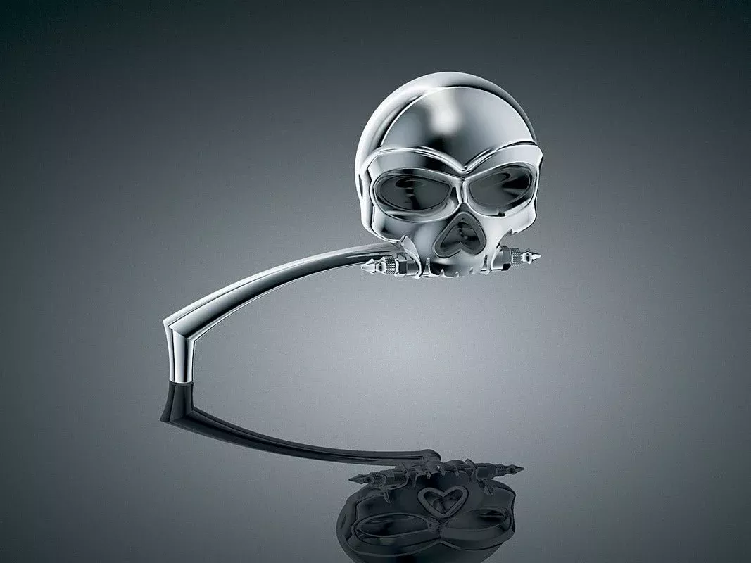 Kuryakyn Skull Mirrors (PR) PN 1450