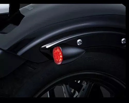 Kuryakyn Torpedo Lights, Run-Turn-Brake, Matte Black (pr)Fits: Universal 12v Applications.Mounts with M10-1.5 x 25mm Mounting Stud