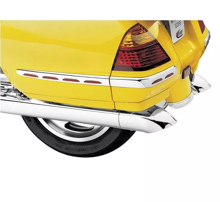 Kuryakyn Turndown Exhaust Extensions for '01-16 Honda GL1800 Models