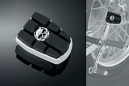 Kuryakyn Zombie Brake Pedal Pad for FXDWG Wide Glide '93-08 &Fat Bobs w/ Forward Controls
