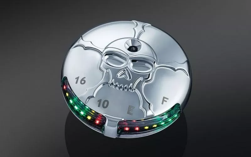 Kuryakyn Zombie L.E.D. Fuel & Battery Gauge Click for fitment