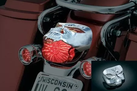 Kuryakyn Zombie Taillight Cover for all H-D Models '73-up w/out Bobbed Rear Fenders (Except FLSTS/C, FLSTN '05-08, Deuce & V-Rod)