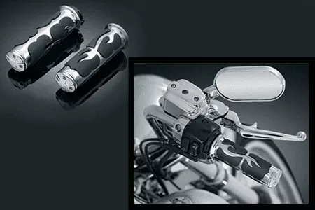 KuryakynIso-Flame Grips for 2014 Bolt-Pair