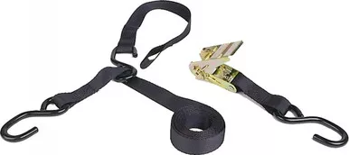 Kwik Tek Triple Hook Ratchet Tie Down 8 ' W/Soft Hook - TDR-38