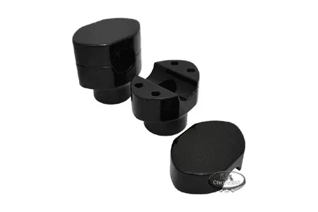 L.A. Choppers 1 Inch Paughco/DNA Springer Risers -Black