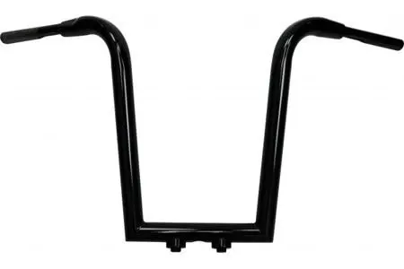 L.A. Choppers 16 " Tree Hugger Ape Hanger for H-D Models -Mitered, Black