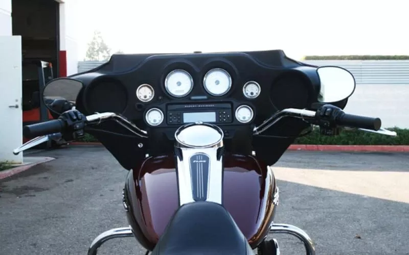 L.A. Choppers Big Johnson Bar for '08-16 FL Models with Throttle By Wire - Chrome