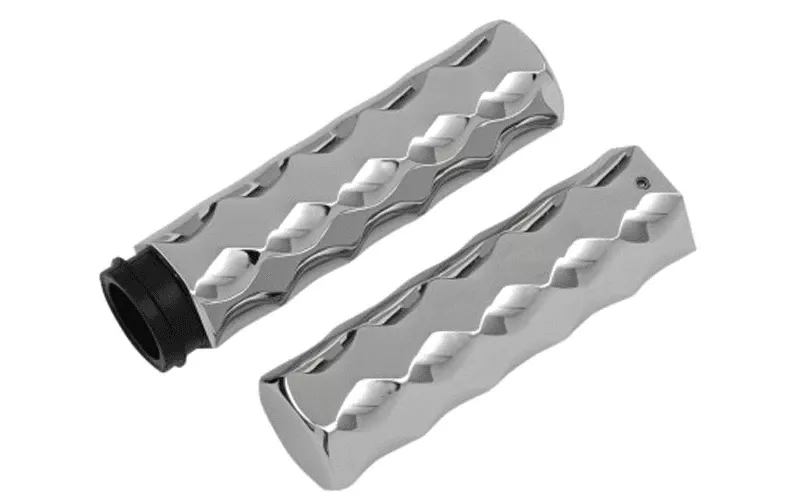 L.A. Choppers Billet Hex Grips for '08-23 Harley Davidson TBW Models