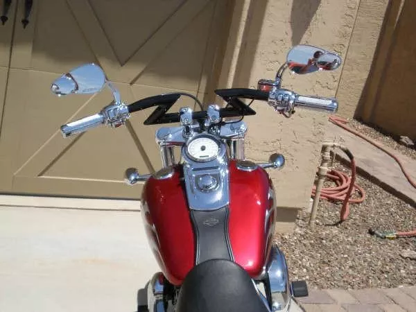 L.A. Choppers Outlaw Black Z-Bar Handlebars forHD Models