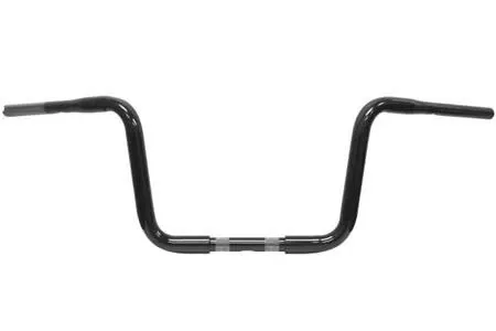 L.A. Choppers Throttle By Wire Ape Hangers for H-D FL Stock 1" Controls-10 Inch, Black