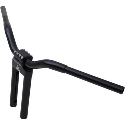 LA Choppers 1-1/4" Kage Fighter 12" T-Bar Handlebars - Gloss Black