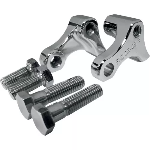 LA Choppers 1" Rear Lowering Kit for 2006-2017 Harley Dyna - Chrome
