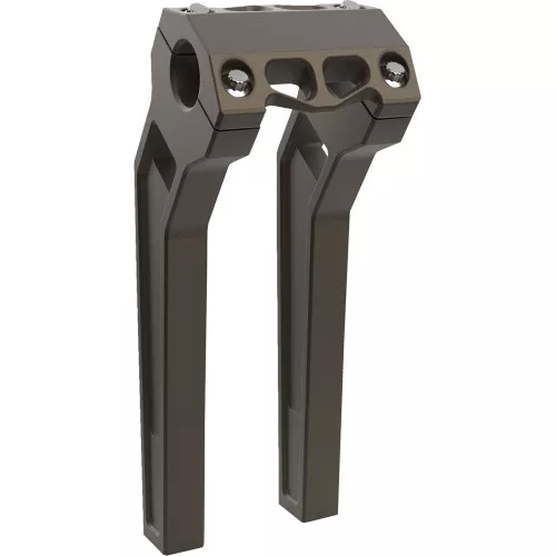 LA Choppers 10" Pullback Performance Risers & Top Clamp- Bronze