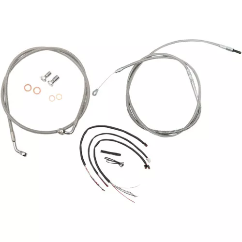 LA Choppers Cable Kit w/ Wiring for 2018-Up Harley Softail w/o ABS