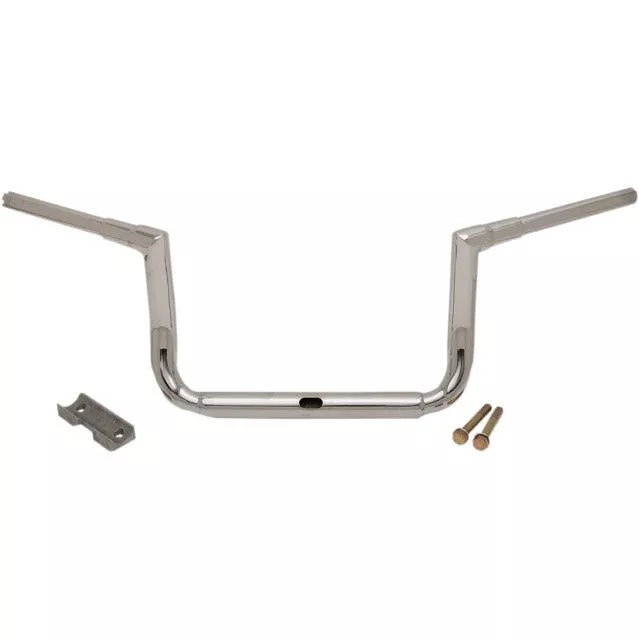 La Choppers Chrome 10" Grande Twin Peaks 1 1/2" Handlebars Apes Harley FLH 14-20