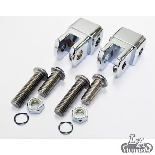 LA Choppers Early-Style Foot Peg Mount Adapters