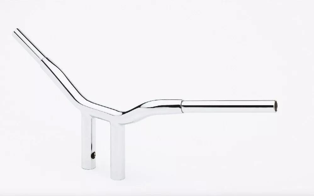 LA Choppers LA-7337-08 Chrome 1-1/4" 8" Rise Kage Fighter T-Bars Handlebars TBW