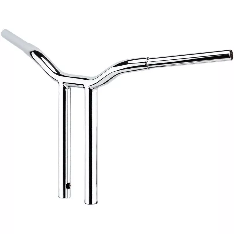 LA Choppers LA-7337-14 Chrome 1-1/4" 14" Rise Kage Fighter T-Bars Handlebars TBW