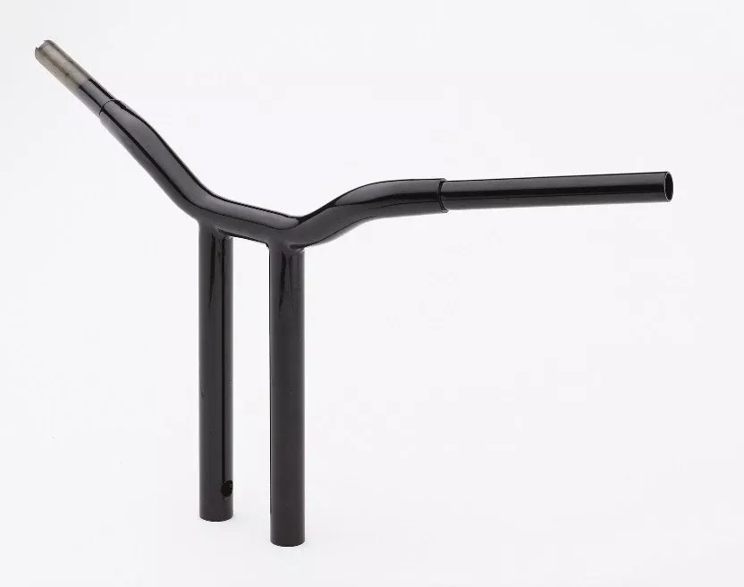 LA Choppers LA-7337-14B Black 1-1/4" 14" Rise Kage Fighter T-Bars Handlebars TBW
