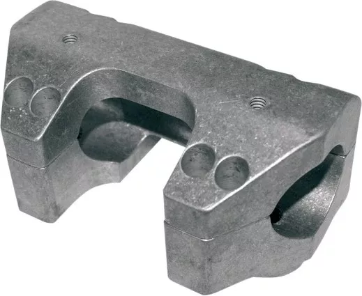 LA Choppers LA-7420-00 Raw Handlebar Clamp Riser Set 1 1/4" 94-13 Road King FLHR