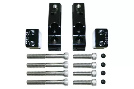 LA Choppers Passenger Floorboard Comfort (Raise-up) Kit for Harley Touring Models '93-09