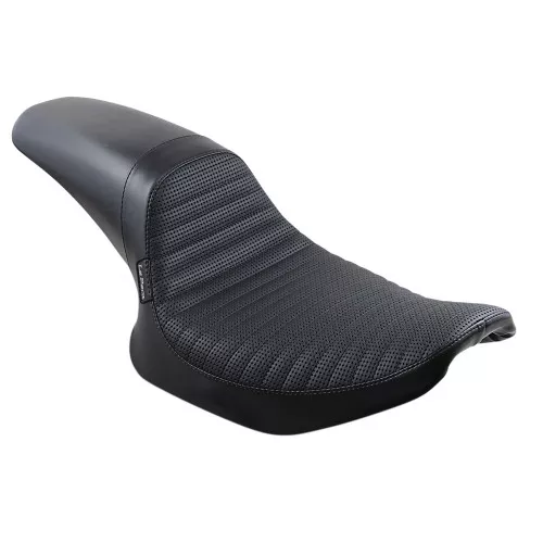 LePera Daytona Sport Seat for 1982-2000 Harley FXR - Basket Weave/Pleated